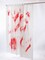 The Costume Center White and Red Bloody Handprints and Smears Halloween Shower Curtain 70" x 72"